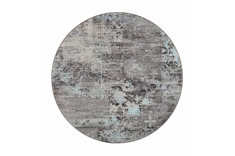 RUSTIIKKI Matta Rund 133 cm Turkos - Vm Carpet - Persisk matta - Orientaliska mattor