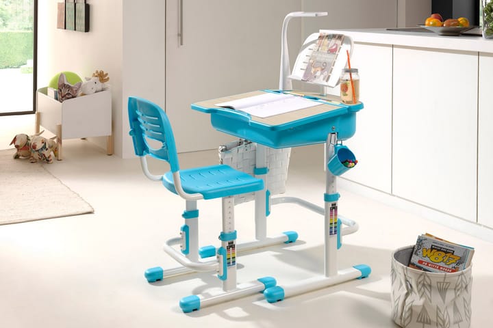 Figura Ritbord - Vit/Blå - Alla Möbler - Barnmöbler - Barnbord