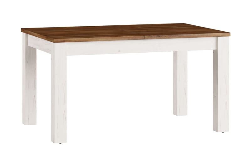 Alzen Förlängningsbart Matbord 140 cm - Ek/Offwhite - Alla Möbler - Bord - Matbord