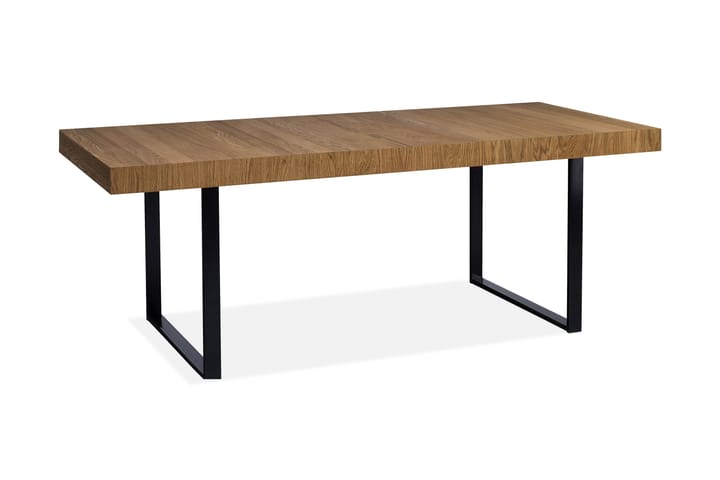 Anleo Förlängningsbart Matbord 160 cm - Trä/Natur/Svart - Alla Möbler - Bord - Matbord
