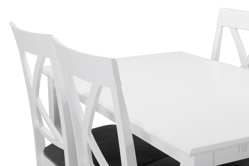 Attarp Förlängningsbart Matbord 120 cm - Vit - Alla Möbler - Bord - Matbord
