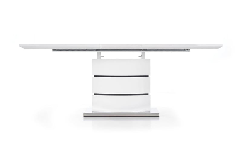 Buckles Förlängsningsbart Matbord 160 cm - Vit/Svart - Alla Möbler - Bord - Matbord