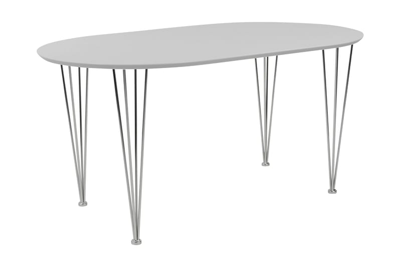 Chanxo Matbord Oval 150 cm - Ljusgrå - Alla Möbler - Bord - Matbord