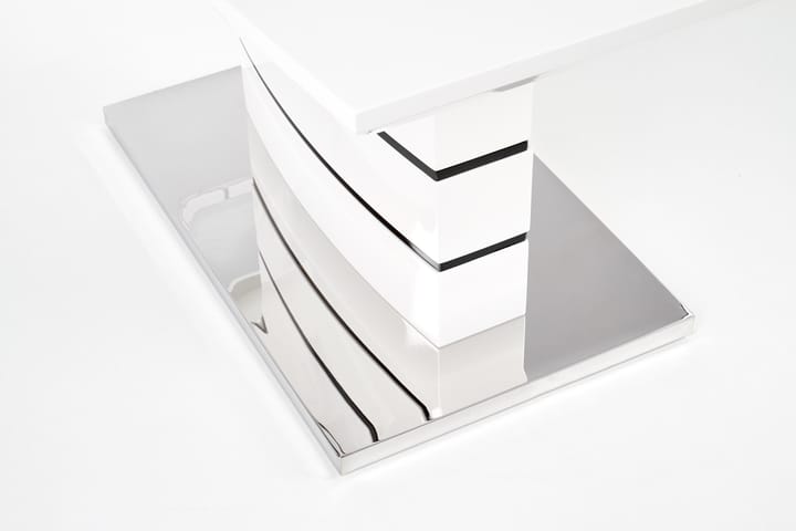 Fablica Förlängningsbart Matbord 140 cm - Vit/Svart - Alla Möbler - Bord - Matbord
