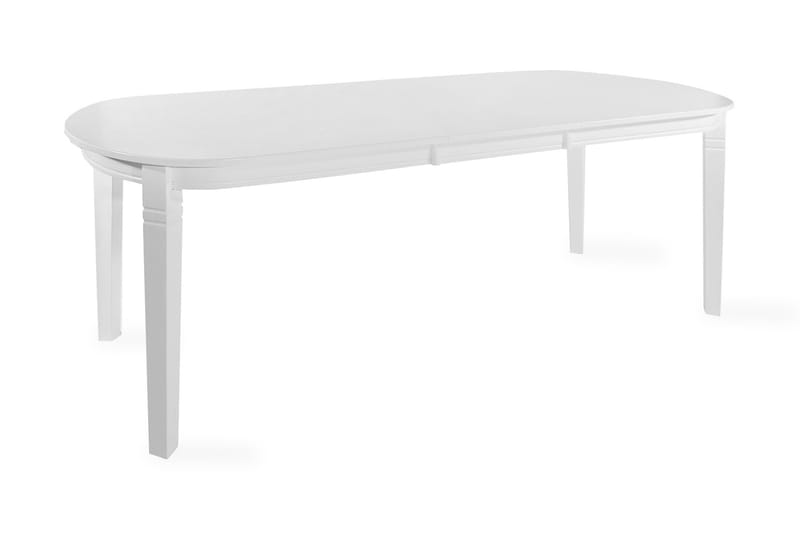 Falsterbo Förlängningsbart Matbord 160 cm Ovalt - Vit - Alla Möbler - Bord - Matbord