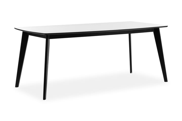 Loen Förlängningsbart Matbord 190 cm - Vit/Svart - Alla Möbler - Bord - Matbord