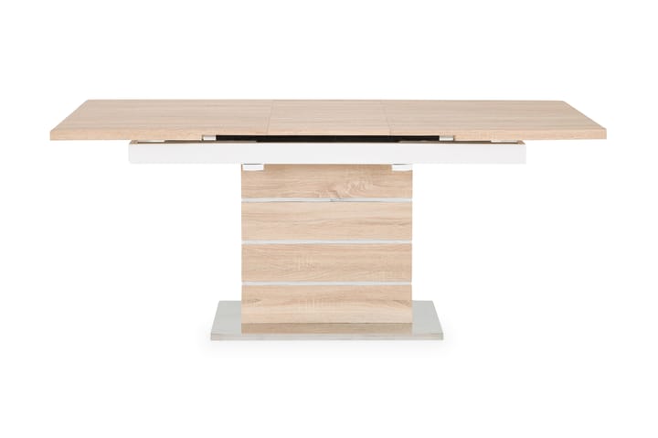 Macahan Förlängningsbart Matbord 140 cm - Ek/Vit - Alla Möbler - Matgrupper - Matgrupper med 4 stolar