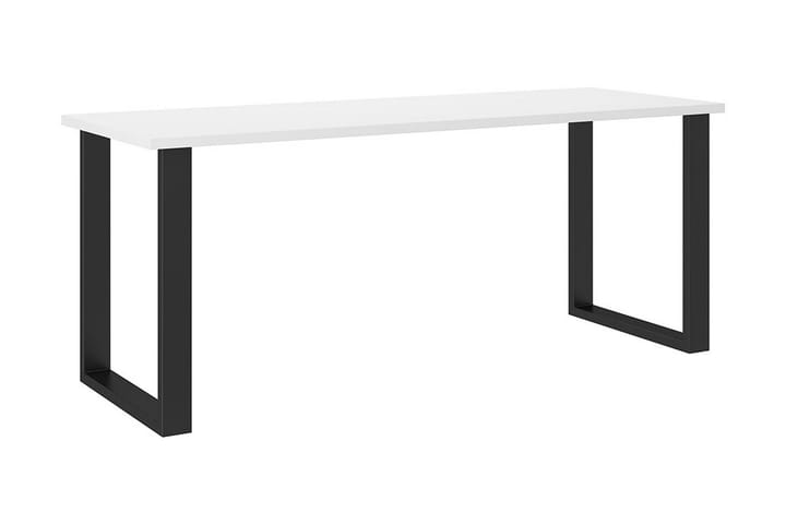 Matbord 185 cm - Vit|Svart - Alla Möbler - Bord - Matbord