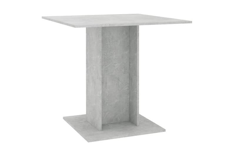 Matbord betonggrå 80x80x75 cm spånskiva - Grå - Alla Möbler - Bord - Matbord