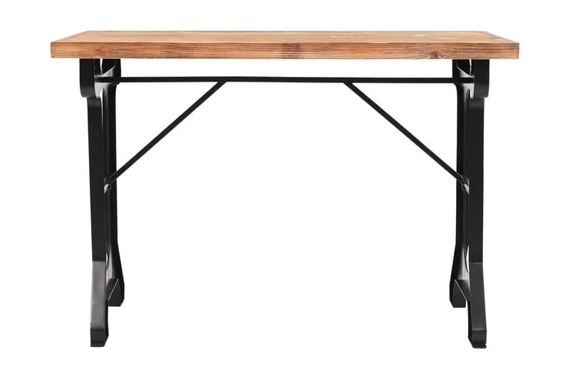 Matbord bordsskiva i massiv granträ 122x65x82 cm - Brun - Alla Möbler - Förvaring - Hyllor