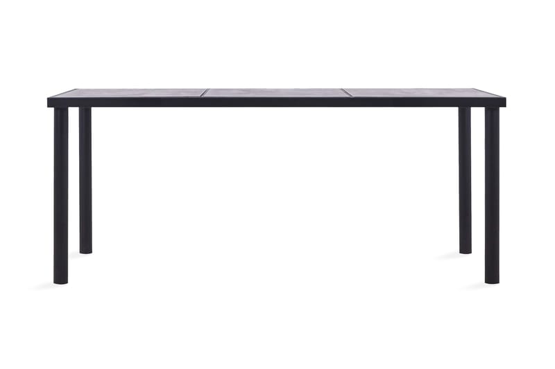Matbord svart och betonggrå 180x90x75 cm MDF - Svart - Alla Möbler - Bord - Matbord