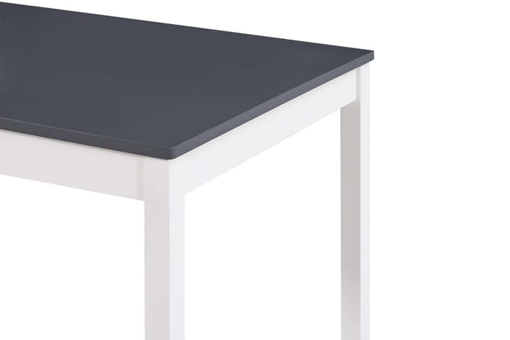 Matbord vit och grå 180x90x73 cm furu - Grå - Alla Möbler - Bord - Matbord
