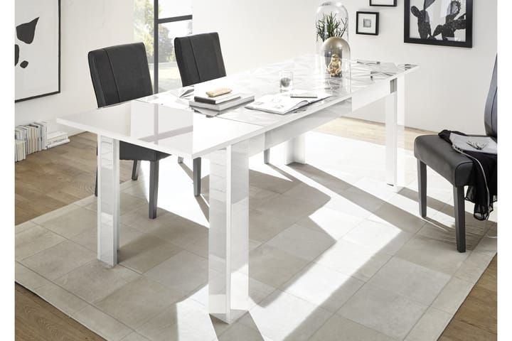 Prisma Förlängningsbart Matbord 137 cm - Vit - Alla Möbler - Bord - Matbord