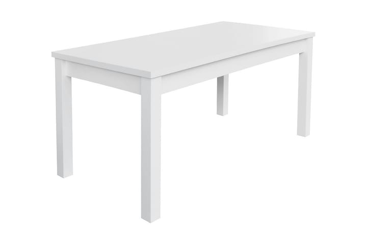 Tabell Förlängningsbart Matbord 160x80x78 cm - Vit - Alla Möbler - Bord - Matbord