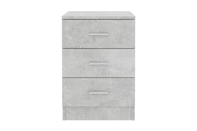 Sängbord 2 st betonggrå 38x35x56 cm spånskiva - Grå - Alla Möbler - Bord - Sängbord & nattduksbord