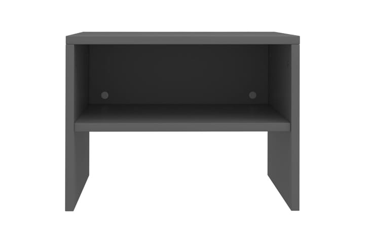 Sängbord 2 st grå 40x30x30 cm spånskiva - Grå - Alla Möbler - Bord - Sängbord & nattduksbord