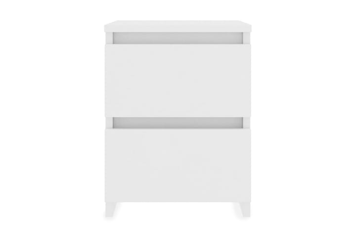 Sängbord 2 st vit 30x30x40 cm spånskiva - Vit - Alla Möbler - Bord - Sängbord & nattduksbord