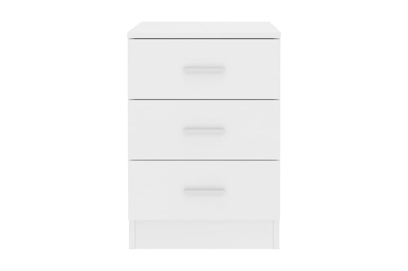 Sängbord 2 st vit 38x35x56 cm spånskiva - Vit - Alla Möbler - Bord - Sängbord & nattduksbord