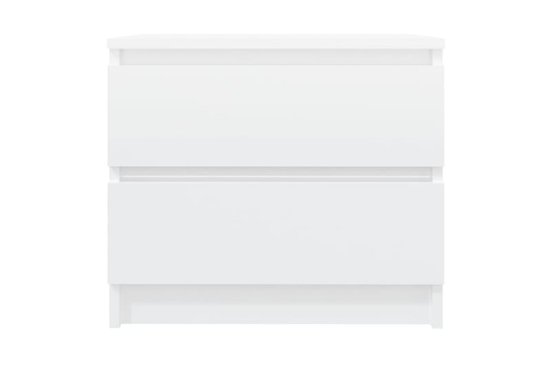 Sängbord 2 st vit 50x39x43,5 cm spånskiva - Vit - Alla Möbler - Bord - Sängbord & nattduksbord