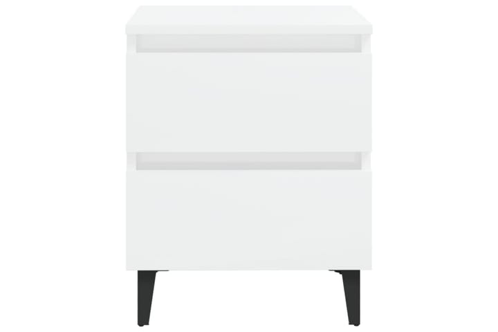 Sängbord 2 st vit högglans 40x35x50 cm spånskiva - Vit - Alla Möbler - Bord - Sängbord & nattduksbord