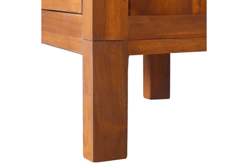 Sängbord 40x35x60 cm massivt teakträ - Brun - Alla Möbler - Bord - Sängbord & nattduksbord