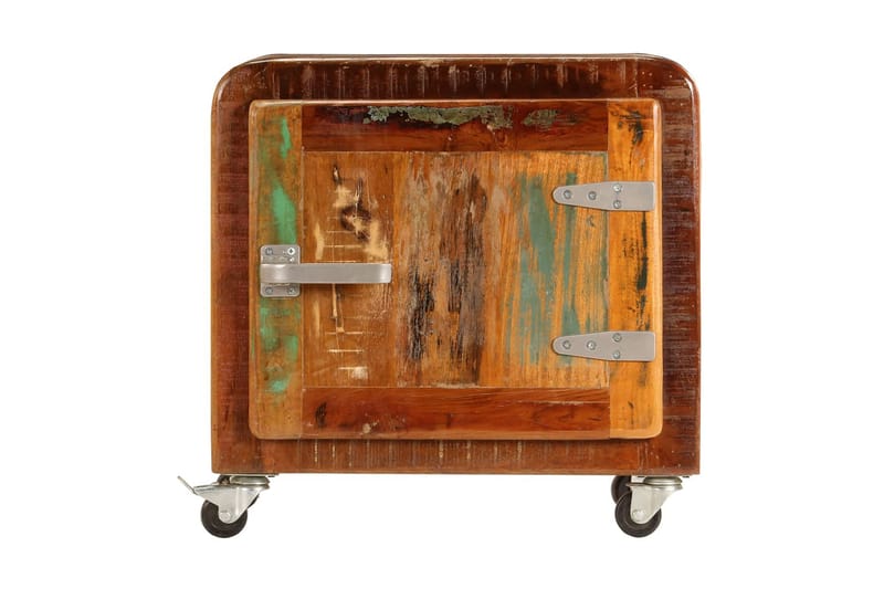 Sängbord 50x30x50 cm massivt återvunnet trä - Flerfärgad - Alla Möbler - Bord - Sängbord & nattduksbord