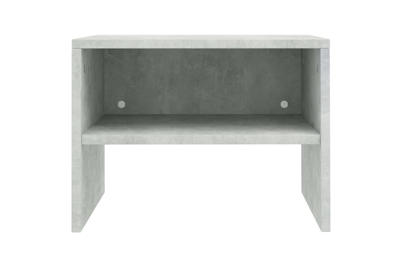 Sängbord betonggrå 40x30x30 cm spånskiva - Grå - Alla Möbler - Bord - Sängbord & nattduksbord