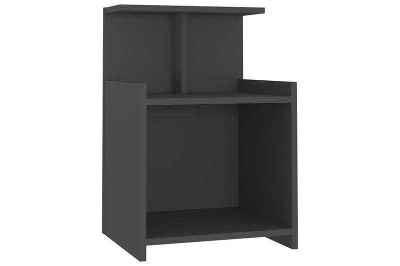 Sängbord grå 40x35x60 cm spånskiva - Grå - Alla Möbler - Bord - Sängbord & nattduksbord