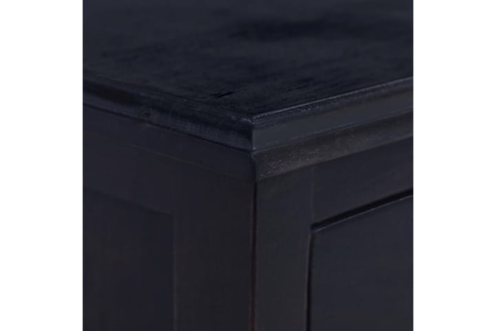 Sängbord ljus svart massiv mahogny - Svart - Alla Möbler - Bord - Sängbord & nattduksbord