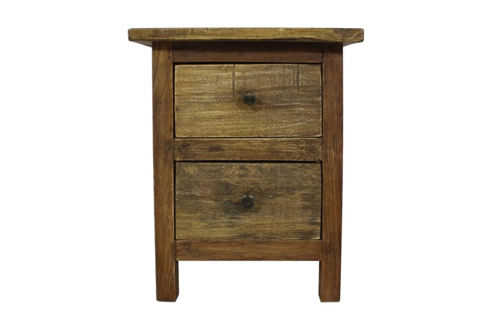 Sängbord massivt återvunnet trä 40x30x51cm - Brun - Alla Möbler - Bord - Sängbord & nattduksbord