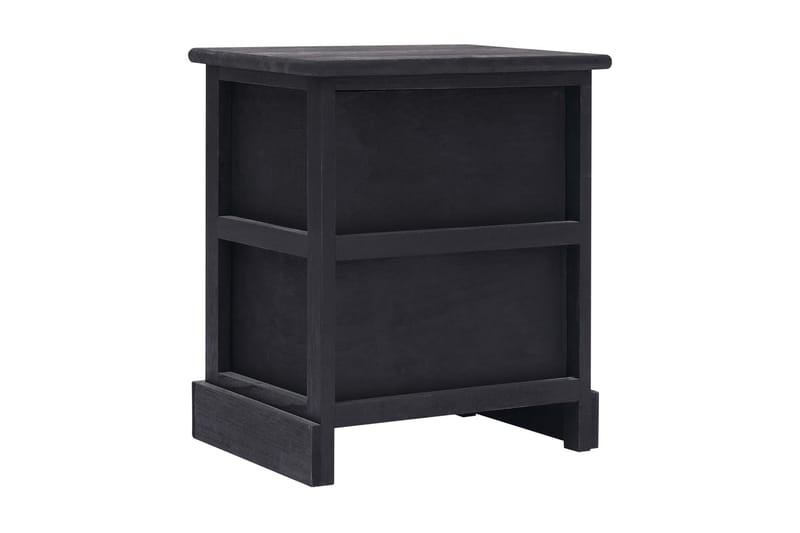 Sängbord svart 38x28x45 cm kejsarträ - Svart - Alla Möbler - Bord - Sängbord & nattduksbord
