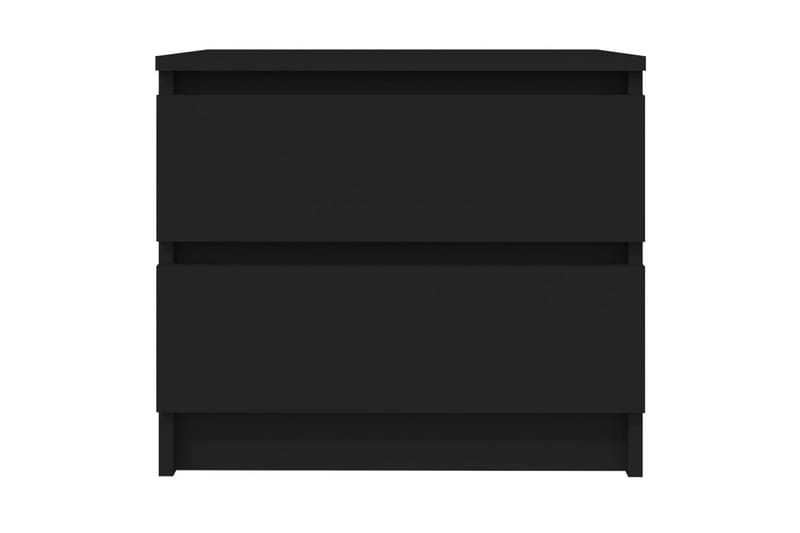 Sängbord svart 50x39x43,5 cm spånskiva - Svart - Alla Möbler - Bord - Sängbord & nattduksbord
