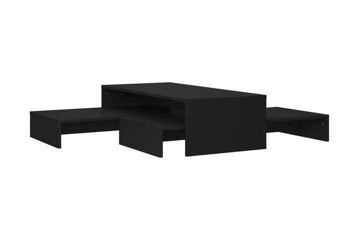 Satsbord svart 100x100x26,5 cm spånskiva - Svart - Alla Möbler - Bord - Satsbord