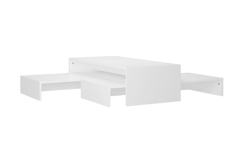 Satsbord vit 100x100x26,5 cm spånskiva - Vit - Alla Möbler - Bord - Satsbord