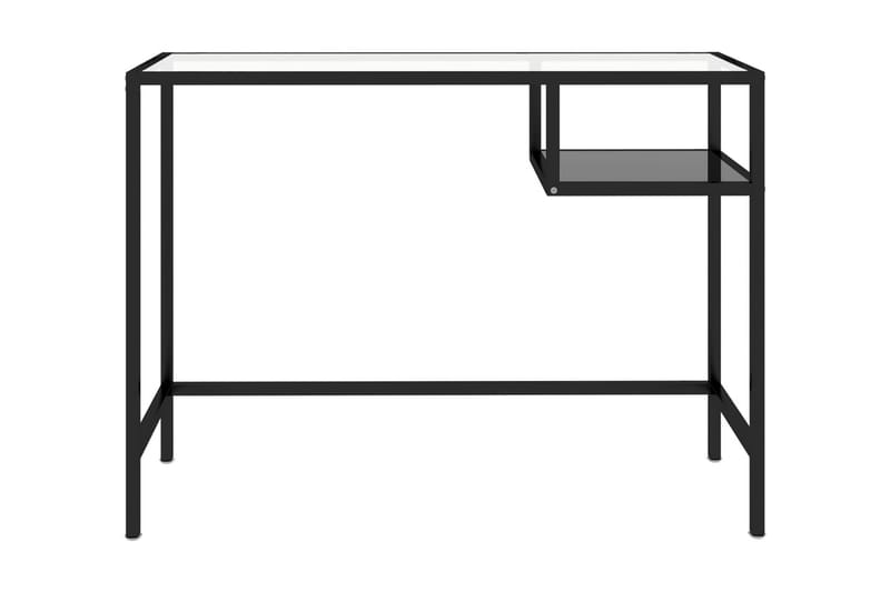 Datorbord svart 100x36x74 cm glas - Svart - Alla Möbler - Bord - Skrivbord