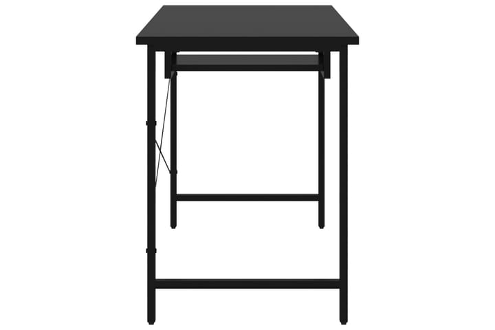 Datorbord svart 105x55x72 cm MDF och metall - Svart - Alla Möbler - Bord - Skrivbord