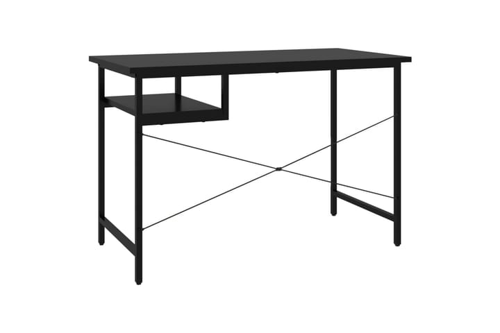 Datorbord svart 105x55x72 cm MDF och metall - Svart - Alla Möbler - Bord - Skrivbord