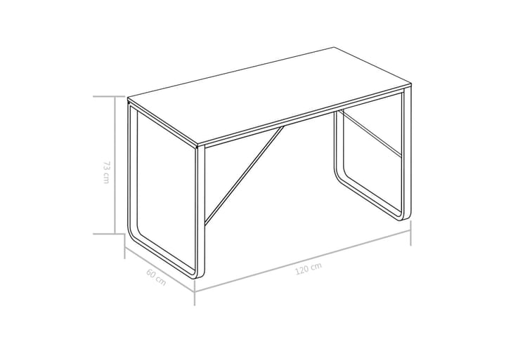 Datorbord vit 120x60x73 cm - Vit - Alla Möbler - Bord - Skrivbord