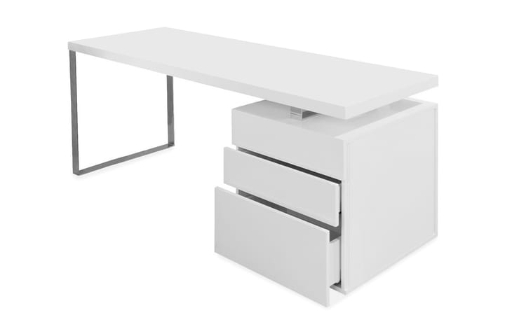 Desk 160x70x76 cm white - Alla Möbler - Bord - Skrivbord