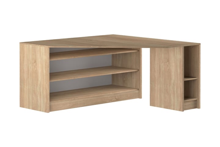Linton Hörnskrivbord 94 cm med Hyllor - Ek - Alla Möbler - Matgrupper - Matgrupper med 6 stolar