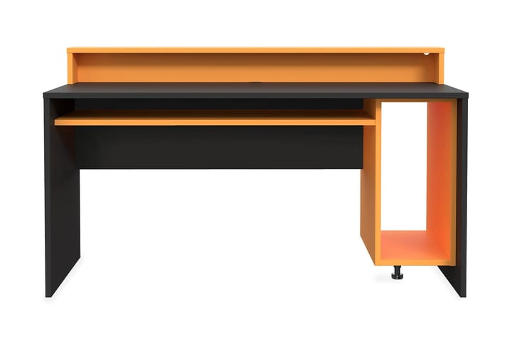 Murch Gaming Skrivbord 160 cm - Svart/Orange - Alla Möbler - Bord - Skrivbord