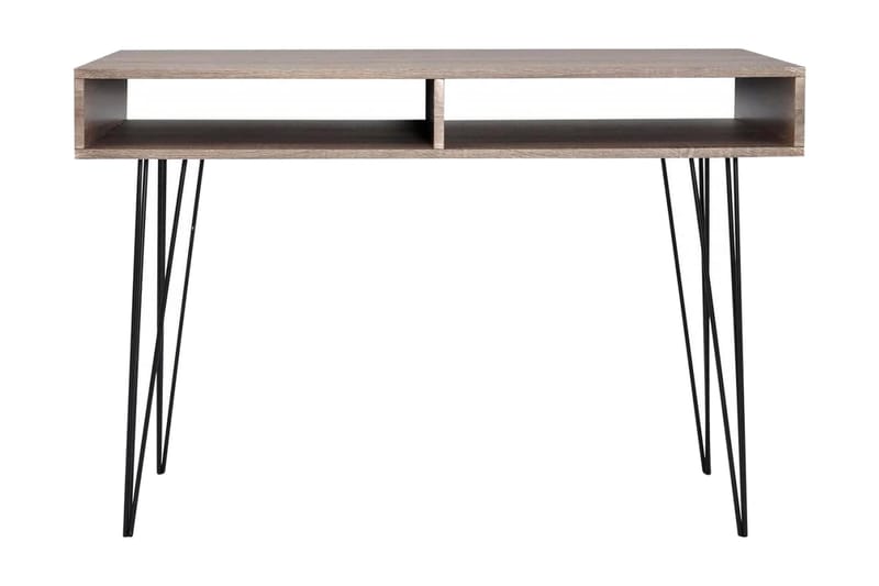 Skrivbord med 2 fack grå - Flerfärgad - Alla Möbler - Bord - Sidobord