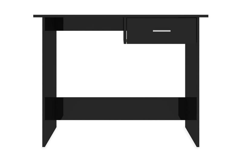 Skrivbord svart högglans 100x50x76 cm spånskiva - Svart - Alla Möbler - Bord - Skrivbord