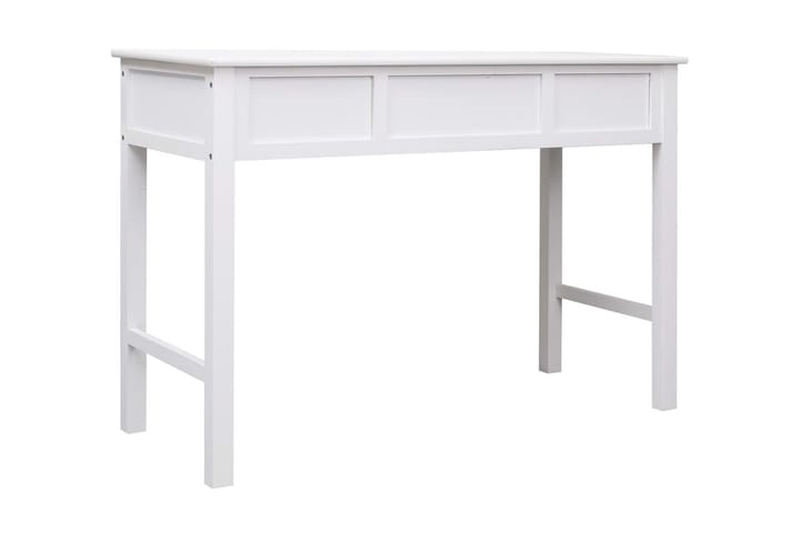 Skrivbord vit 110x45x76 cm trä - Vit - Alla Möbler - Bord - Skrivbord