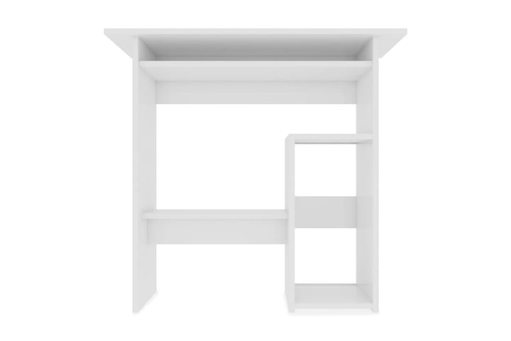 Skrivbord vit högglans 80x45x74 cm spånskiva - Vit - Alla Möbler - Bord - Skrivbord