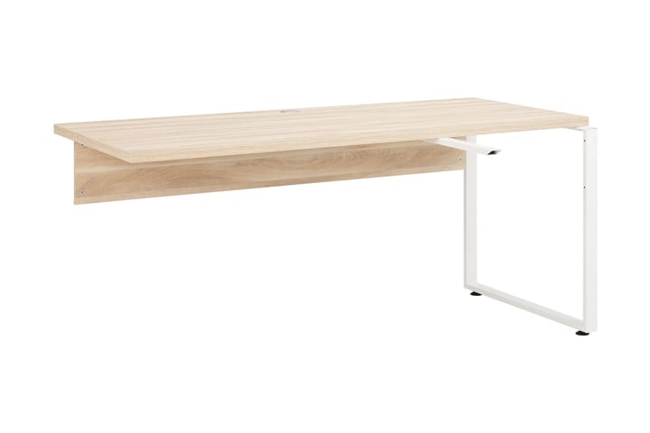 Velbert Skrivbordsdel 120 cm - Brun/Platinagrå - Alla Möbler - Bord - Skrivbord