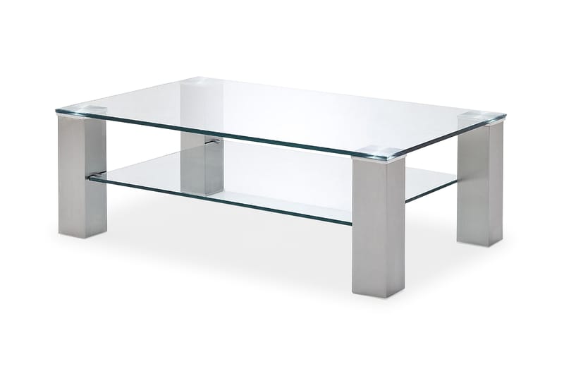 Aleshia Soffbord 110 cm - Silver - Vardagsrumsmöbler - Vardagsrumsbord