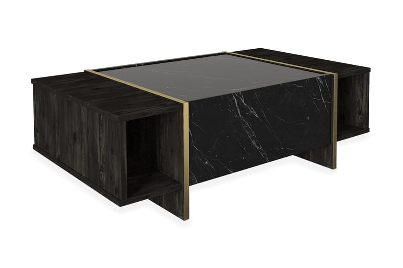 Filchak Soffbord 104 cm - Svart|Guld - Vardagsrumsmöbler - Vardagsrumsbord