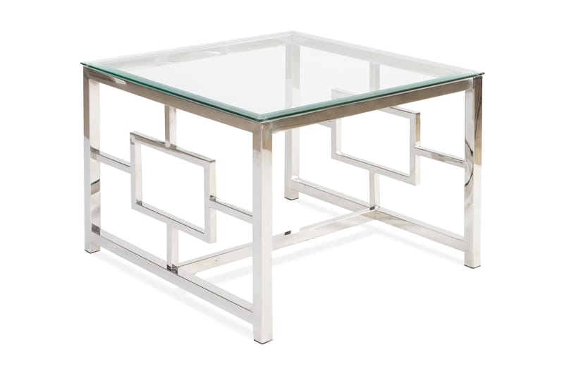 Limena Soffbord 70 cm Glas - Krom/Transparent - Alla Möbler - Bord - Soffbord