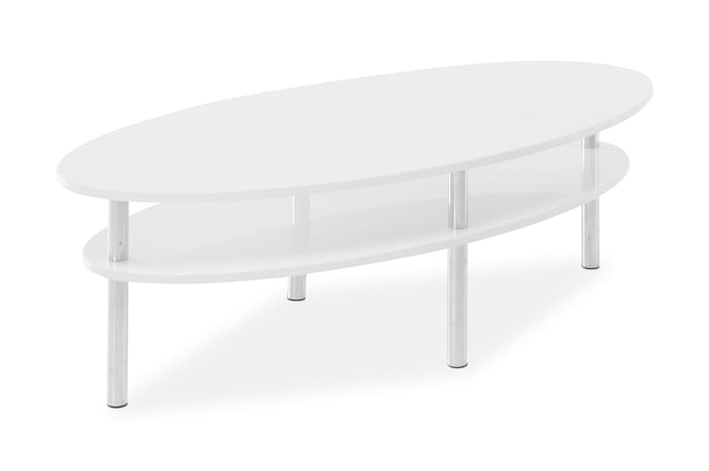 Ljungaverk Soffbord 140 cm Ovalt - Vit - Vardagsrumsmöbler - Vardagsrumsbord